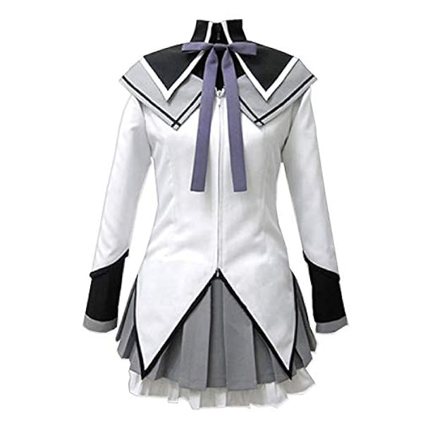 ULLAA Puella Magi Madoka Magica Akemi Homura Cosplay Kostuum Outfit School Uniforme Jurk JK Past Halloween Carnaval Kleding